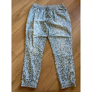 SEAFOLLY Australia Geometric Print Jogger Pants Women's M Elastic Waist